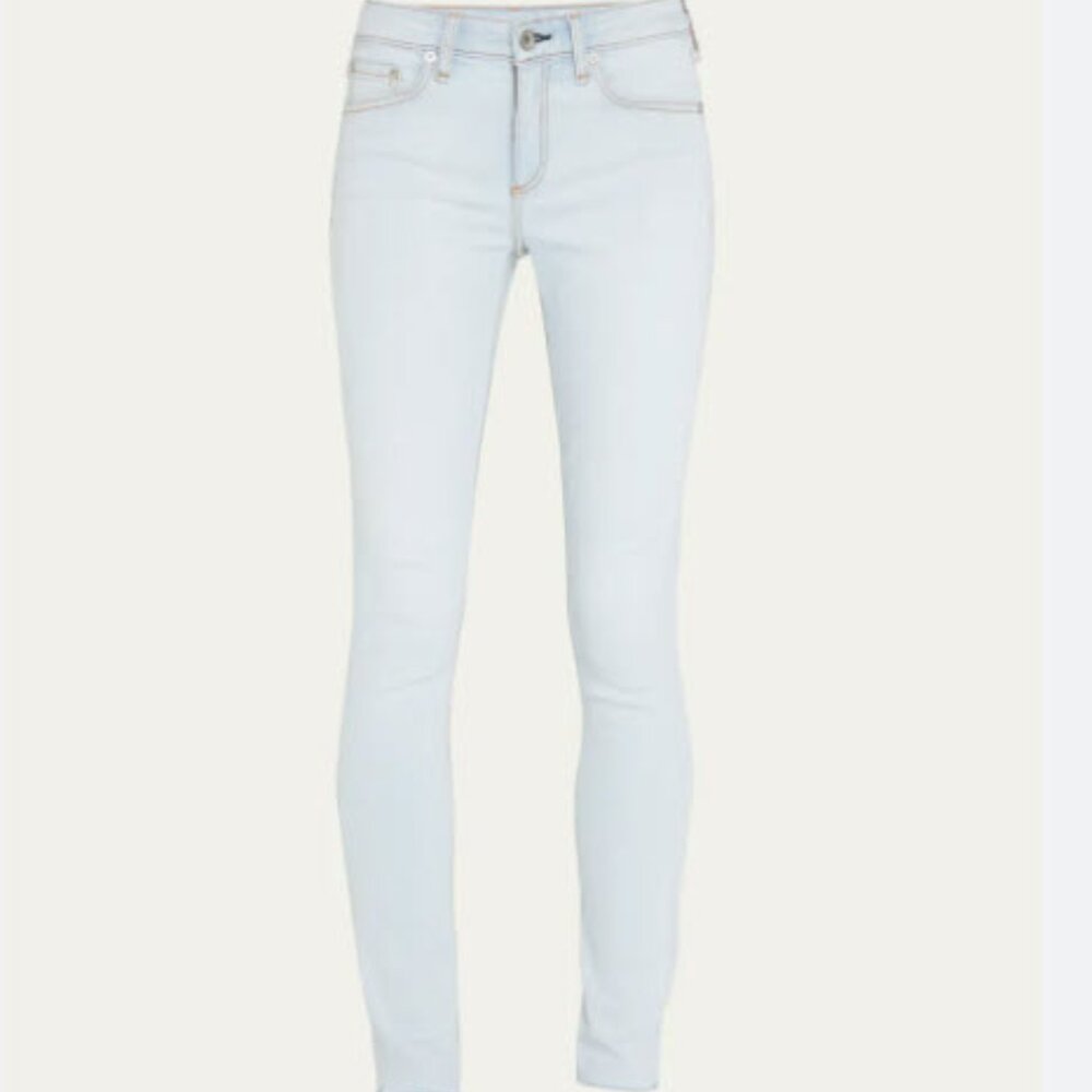 Rag & Bone Cate mid-rise stretch raw hem skinny jean size 30